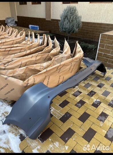 Бампер задний на mercedes GLE ML 166 amg 6.3