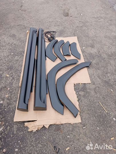 Обвес (пороги, арки) Шевроле нива до 2009