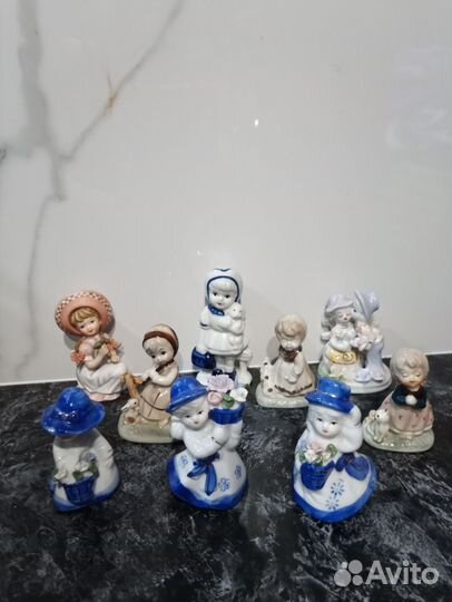 Фарфоровые статуэтки.Германия.Девочки