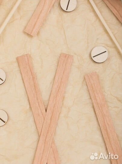 Деревянные фитили для свечей