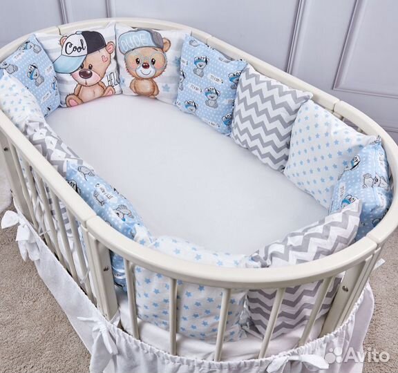 Бортики в кроватку
