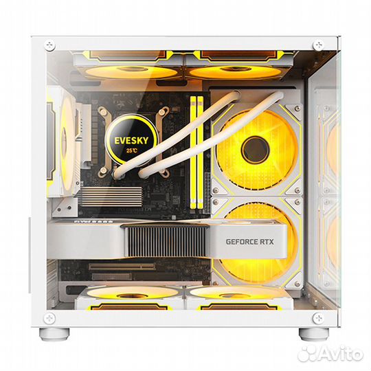 Панорамный Компьютерный Корпус Аквариум