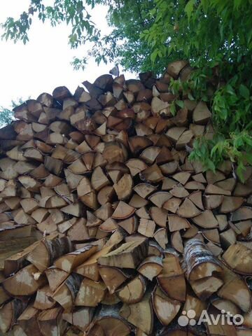 Дрова березовые колотые сухие