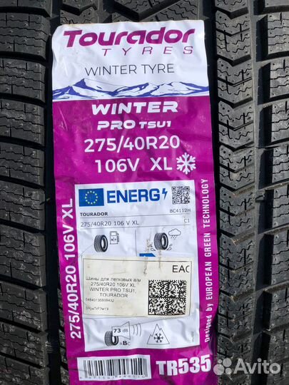 Tourador Winter Pro TSU1 275/40 R20 и 315/35 R20 110V
