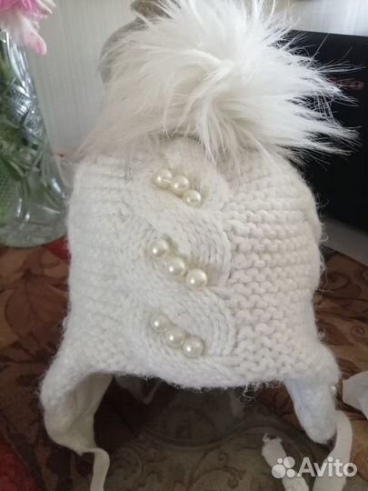 Шапка 70 шерть 30 акрил на подкладе 6-8 лет