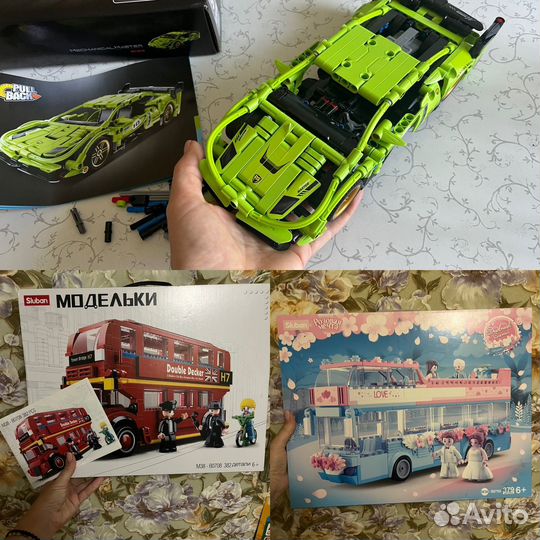 Конструктор типа лего машина автобус