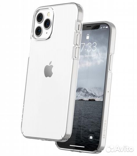Clear case iPhone 12Pro Max прозрачный пластиковый