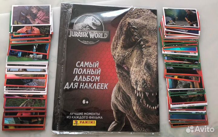 Полный сет panini jurassic world