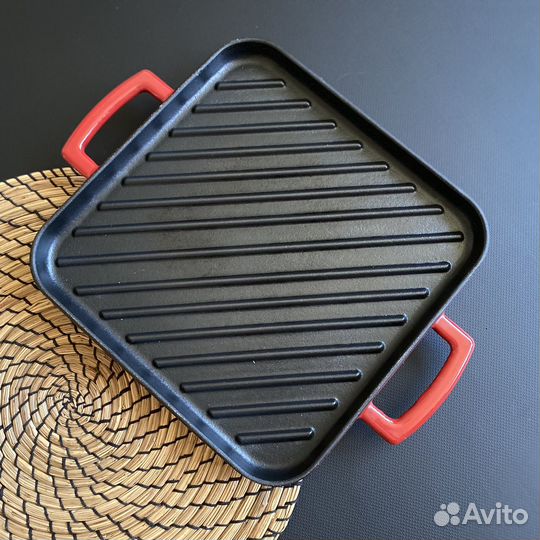 Чугунная сковорода гриль сковорода США бу