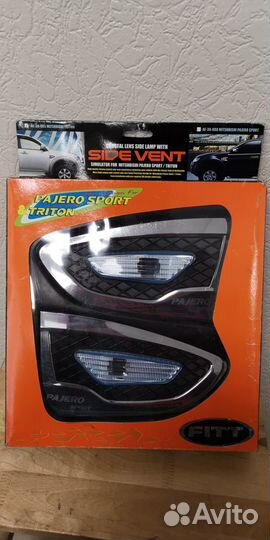 Накладки на Mitsubishi Pajero Sport 2, L200