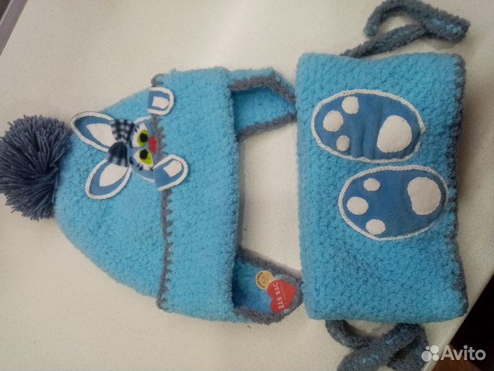 Комплект шапка и снуд