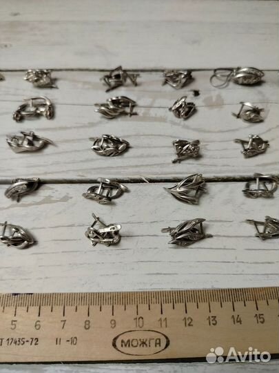 Серьги, кулоны серебро