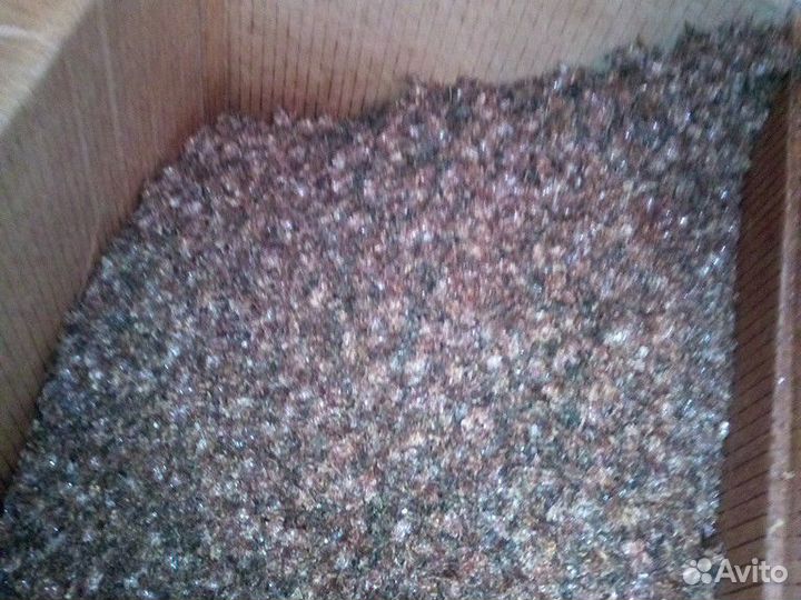 Жмых семян конопли, льна и рыжика