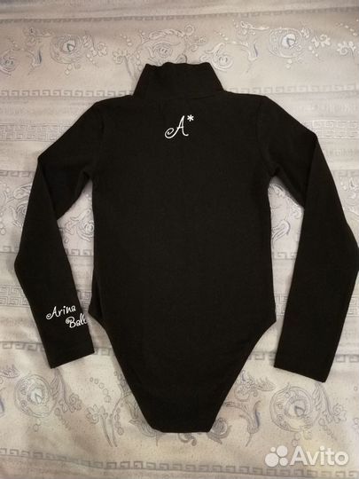 Купальник для гимнастики 128-134 см, юбка, балетки