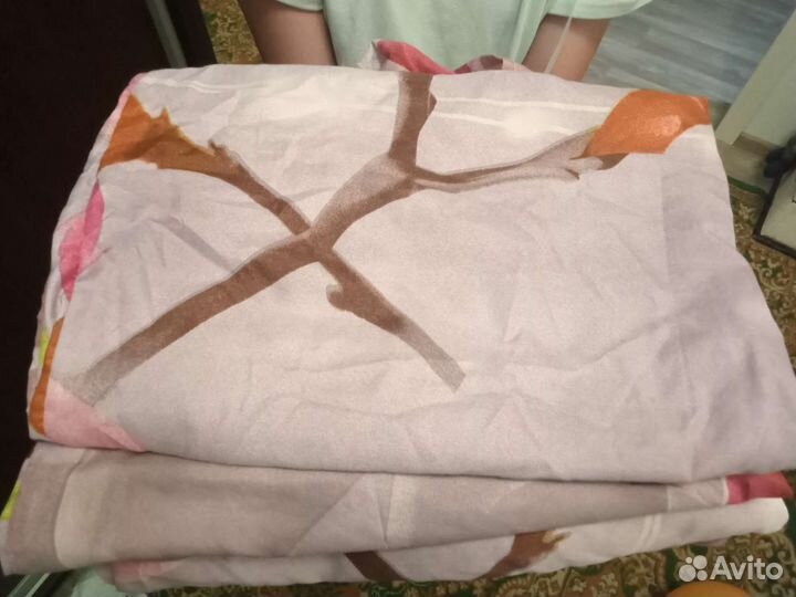 Постельное белье евро бу