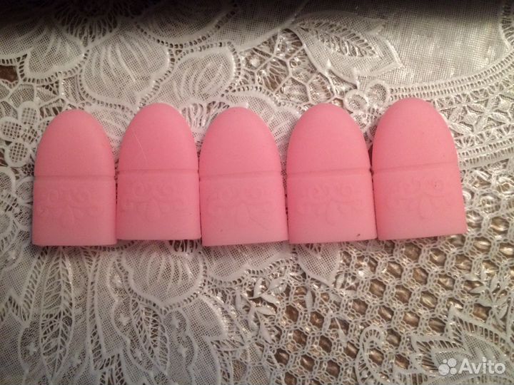 Колпачки силиконовые для снятия лака