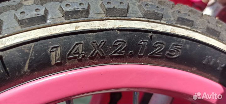 Велосипед детский для девочки Varma Зайка 14