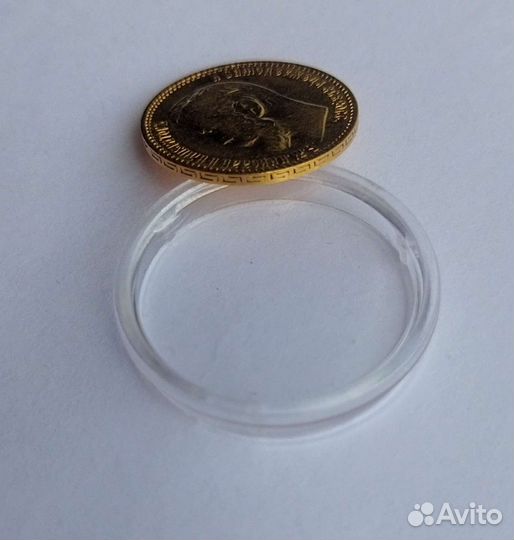 Золотая монета Николай 2