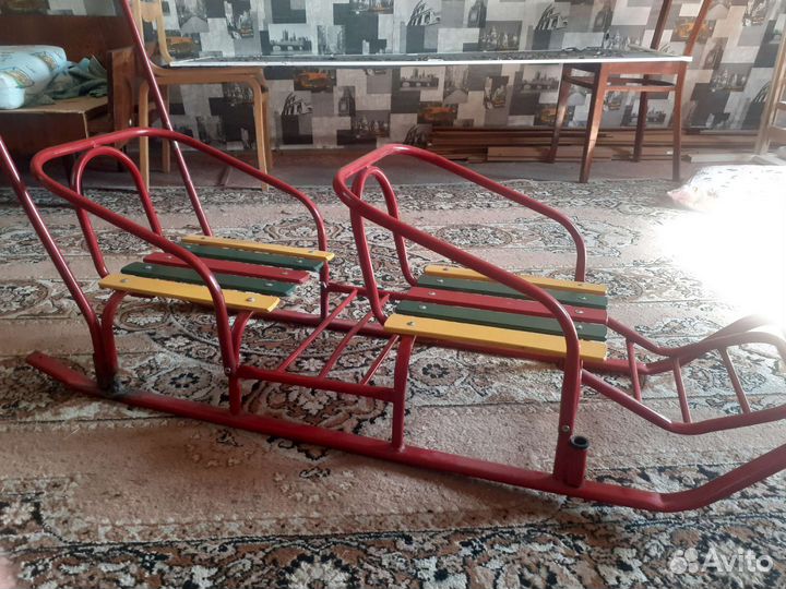 Двухместные санки