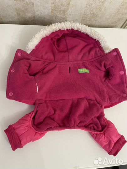 Комбинезон зимний для маленькой собаки