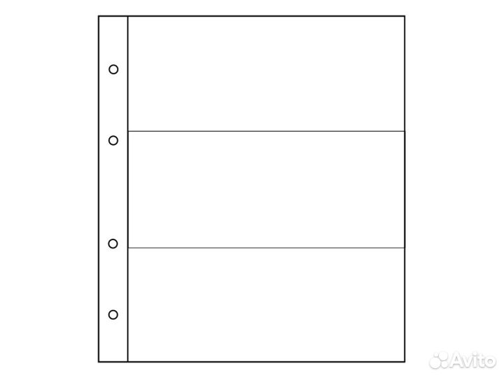 Листы для монет и бон