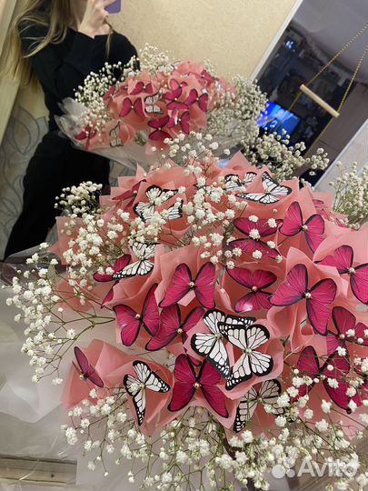 Букет из бабочек