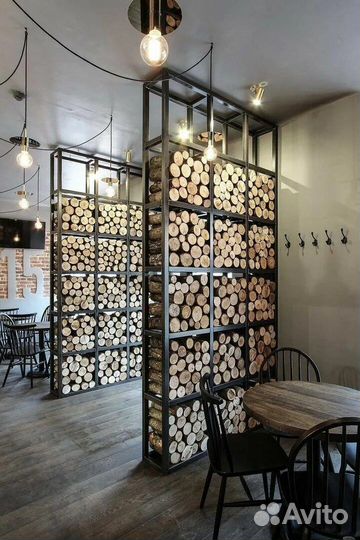 Стальные, алюминиевые перегородки лофт