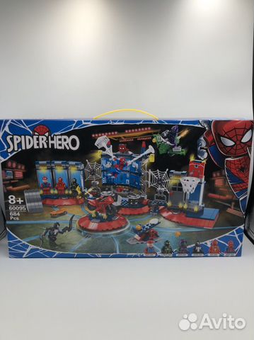 Lego марвел человек паук лего конструктор