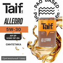 Моторное масло Taif Allegro 5w30 SP,GF-6