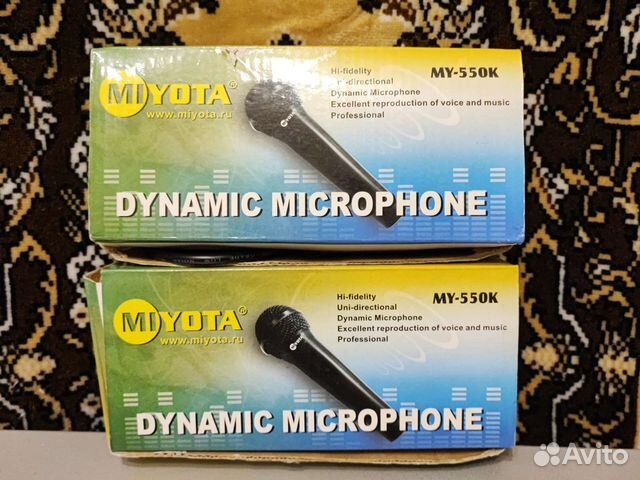 Микрофон miyota динамический