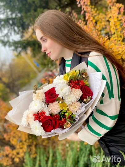 Цветы.Букеты.Сборный букет от Flowers124.Доставка