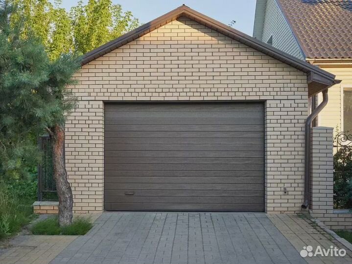 Автоматические секционные ворота Alutech для