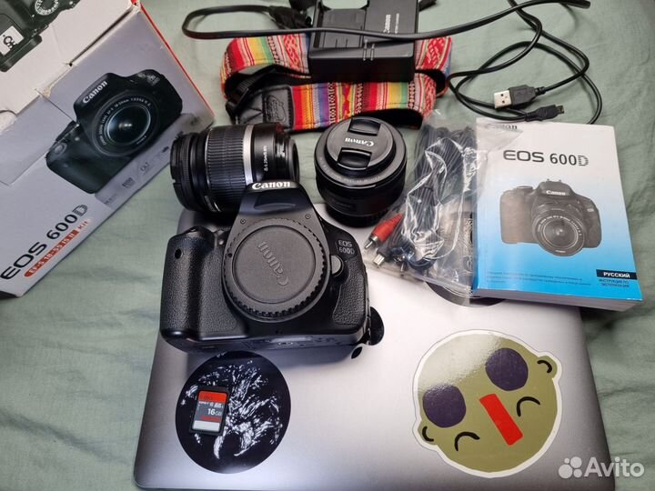 Canon 600d + 18-55 + 50mm STM