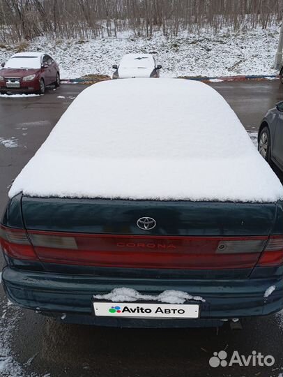 Toyota Corona 2.0 AT, 1992, битый, 380 000 км