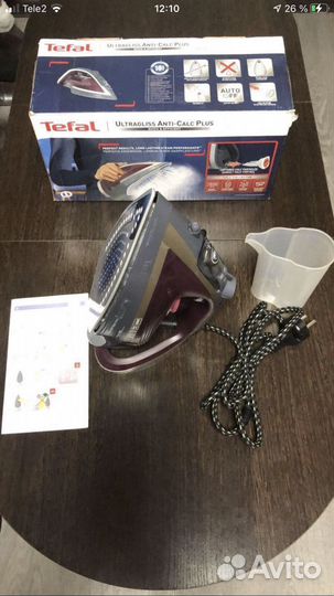 Tefal утюг smart protect plus FV6870E0