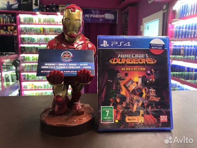 Minecraft Dungeons Hero Edition (Новый) PS4