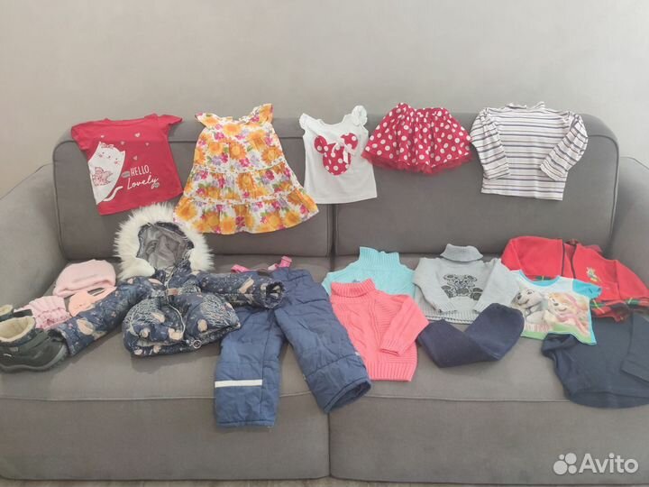 Пакет вещей на девочку 92 размер