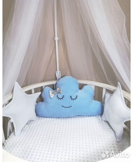 Бортики - подушки - игрушки в кроватку, постельное