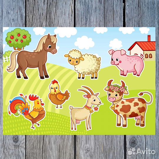 Альбом на липучках для малышей (1 часть)