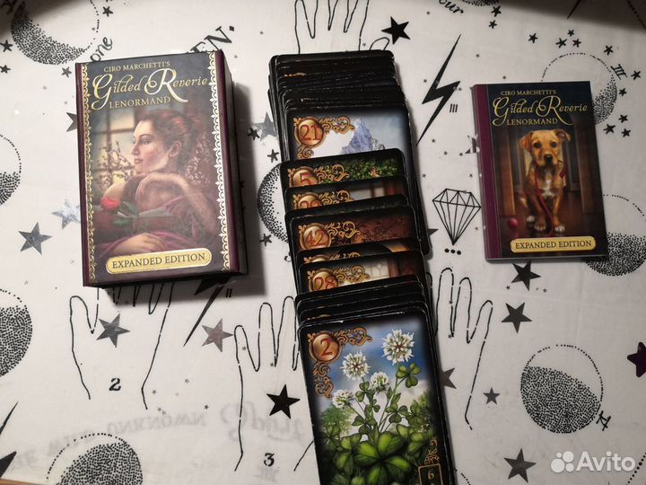 Карты Gilded Reverie Lenormand. (Не Китай.)