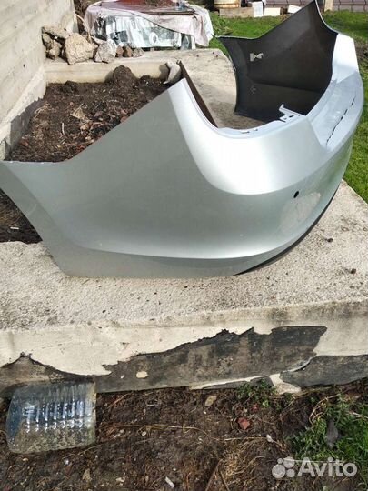 Задний бампер skoda rapid 2015