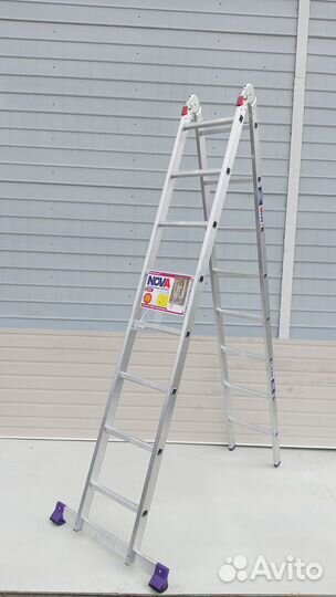 Лестница алюминиевая Nova, универсальная-лум 208