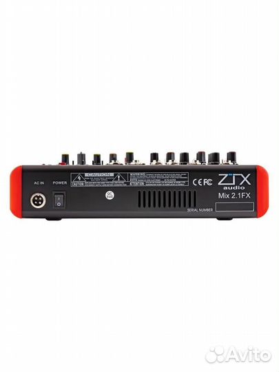 Новый ZTX Mix 2.1.Fx Микшерный пульт с эффетами