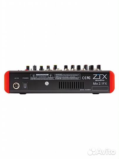 Новый ZTX Mix 2.1.Fx Микшерный пульт с эффетами