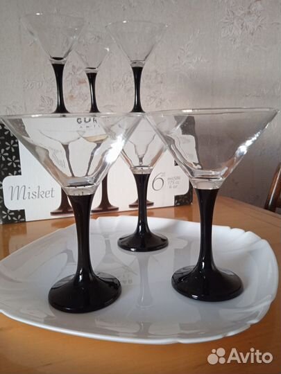 Бокалы д/мартини Мискет, 6шт., Турция