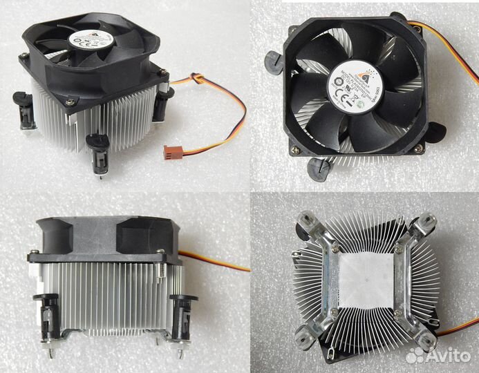 Кулер с медью для 4х ядерных Quad Xeon s775