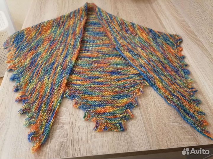 Вязание на заказ спицами (косынка, шапочка)