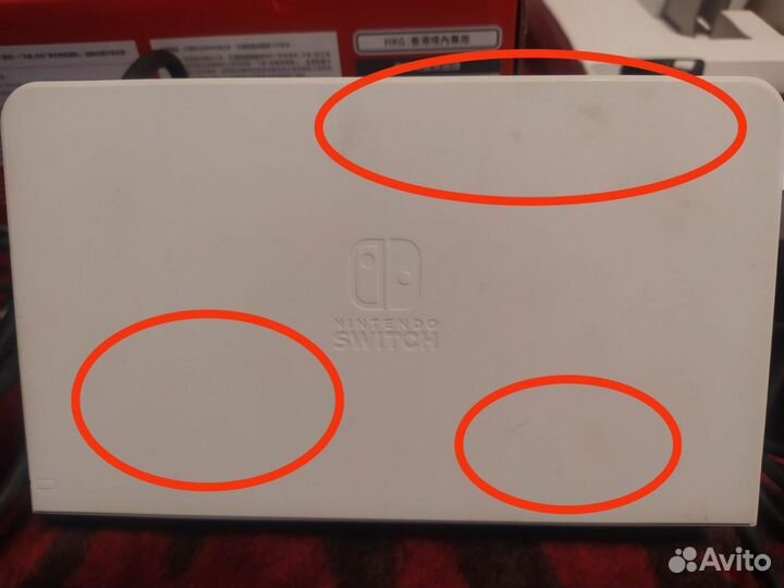 Докстанция комплект зарядка Nintendo switch Oled