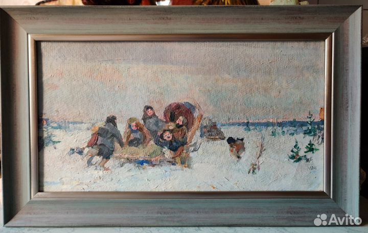 Картина «В Школу» 1956год