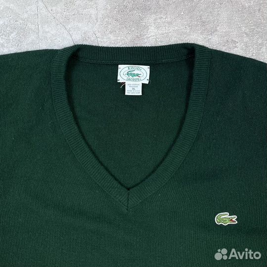 Lacoste Vintage 1990x Винтаж Свитер Кофта Шерсть